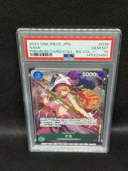 Nami (JP) - One Piece: Prem Card Coll - Best Sel Vol.1 - OP02-036 - SR - PSA 10 - Image 4