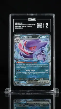 Gengar EX 104/162 Double Rare Temporal Forces Pokemon Tag 9 Mint - Image 1
