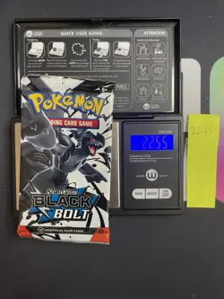 GOD PACKU 22.55g VERY HEAVY Black Bolt Pokemon Sealed Booster Pack New - Image 1