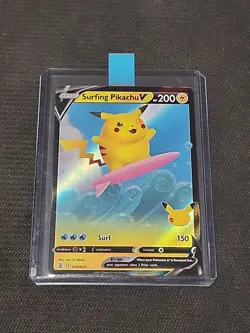 Pokemon Celebrations "Surfing Pikachu V" 008/025 / Ultra Rare / Near Mint - Image 4