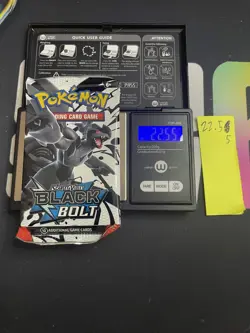 GOD PACKU 22.55g VERY HEAVY Black Bolt Pokemon Sealed Booster Pack New - Image 1