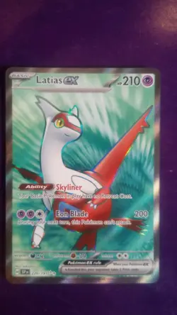 Latias EX 220/191 Surging Sparks Pokemon Full Art Ultra Rare Holo Card - Image 1