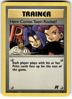 Pokemon Here Comes Team Rocket! (71) Rare Unlimited Team Rocket 71/82 NM - Image 1
