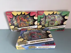 Pokemon Ascended Heroes Mega Feraligatr Meganium Emboar Ex Box (New & Sealed✅) - Image 1