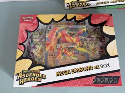 Pokemon Ascended Heroes Mega Feraligatr Meganium Emboar Ex Box (New & Sealed✅) - Image 2