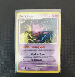 Pokemon TCG Gengar LV.43 18/100 Stormfront RARE NON-HOLO 2008 - Image 1