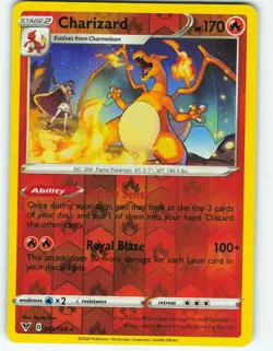 Charizard - Reverse Holo - 25/185 Vivid Voltage - Pokemon TCG - 2020 - Image 1