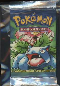 1999 Pokemon GERMAN 1st Edition Base Set Charizard Venusaur Blastoise Booster - Image 3