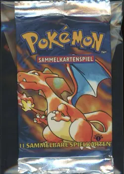 1999 Pokemon GERMAN 1st Edition Base Set Charizard Venusaur Blastoise Booster - Image 5