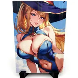 Yu-Gi-Oh! Dark Magician Girl Sexy Anime Waifu Girl Lewd Goddess Story Art Card - Image 1