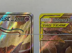 Umbreon & Darkrai GX SM241 SM240 Lot Pokemon Black Star Promo Alternate Full Art - Image 5