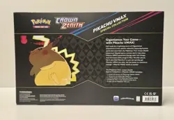 Pokemon TCG Sword & Shield Crown Zenith Pikachu VMAX Special Collection Box New - Image 2