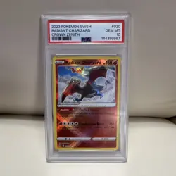 Pokemon Company Radiant Charizard #020/159 Crown Zenith Holo English PSA 10 - Image 1