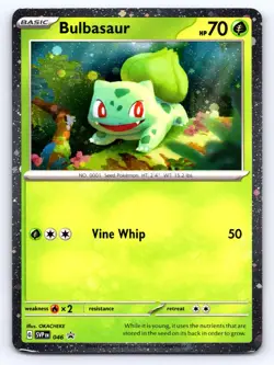 Bulbasaur (Cosmos Holo) 046 Holo Promo Scarlet & Violet Promo Pokemon Near Mint - Image 1