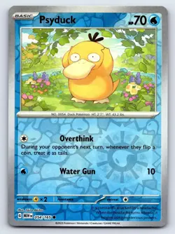 Psyduck 054/165 Common 151 Pokemon Reverse Holo Near Mint - Image 1