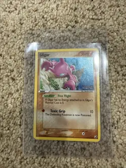 Pokemon Gligar 57/115 Unseen Forces Reverse Holo Stamped - Image 2