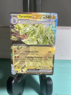 Tyranitar ex 066/197 Sv03: Obsidian Flames Holo Pokemon - Image 1