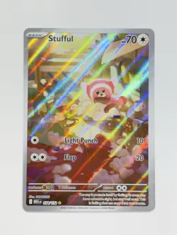 Stufful 154/132 Illustration Rare Full Art - Pokemon TCG Mega Evolution NM - Image 1