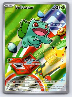 Bulbasaur 037 Holo Promo ME: Mega Evolution Promo Pokemon Near Mint - Image 1