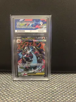 ✨ Mega Charizard X ex #023 ACE 9 MINT Pokemon Pokemon UPC TCG Promo Graded Slab - Image 1