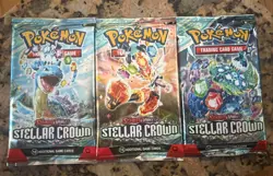 Pokemon TCG: Scarlet and Violet Stellar Crown 6 Sealed Packs - Image 3