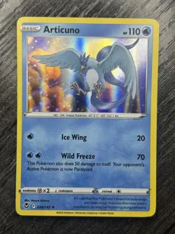 Articuno 36/195 SWSH12: Silver Tempest Holo Rare Pokemon TCG NM - Image 1