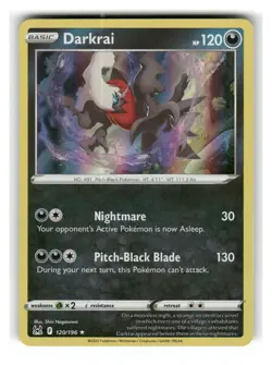Darkrai 120/196 Holo Rare Lost Origin Pokemon Holo Lightly Played - Image 1