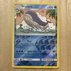 WAILORD - #30/145 Guardians Rising Rare Reverse Holo - Pokemon TCG - Image 1