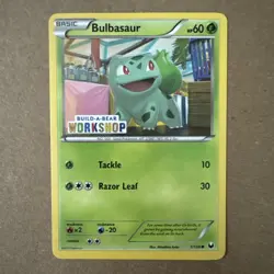 Pokemon Bulbasaur Build-A-Bear Workshop Promo 1/108 2012 60 HP Exclusive Regular - Image 1