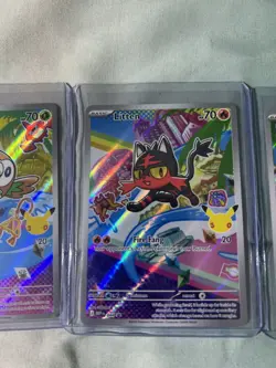 GEN 7 Alolan Pokemon TCG First Partner Illustration Collection Series 1 Set - NM - Image 4