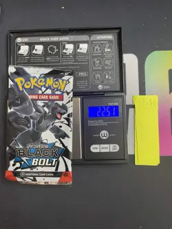 GOD PACKU 22.51g VERY HEAVY Black Bolt Pokemon Sealed Booster Pack New - Image 1