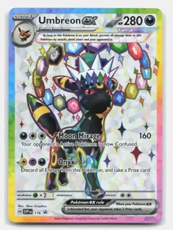 Umbreon ex SVP 176 Holo Promo Scarlet & Violet Promo Pokemon Holo Near Mint - Image 1