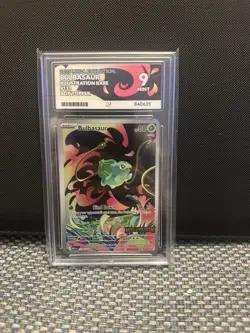 Pokemon TCG - Bulbasaur - Mega Evolution - 133/132 Stamped Box Topper Ace 9 Mint - Image 1