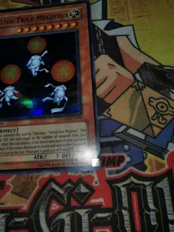 Helios Trice Megistus lodt-en095 1st Edition (VLP) Super Rare Yu-Gi-Oh! - Image 2