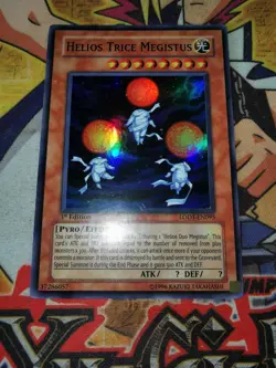 Helios Trice Megistus lodt-en095 1st Edition (VLP) Super Rare Yu-Gi-Oh! - Image 3