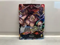 Queen One Piece CCG Kingdoms Intrigue OP04-040 Foil Alt ArtHolo 5000 Leader Mint - Image 1