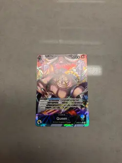 Queen One Piece CCG Kingdoms Intrigue OP04-040 Foil Alt ArtHolo 5000 Leader Mint - Image 3