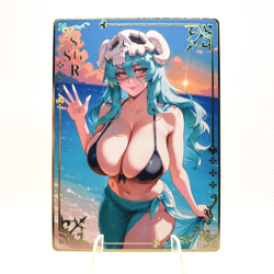 Goddess Story - Nelliel Tu Odelschwanck - Gold Metal SSR Anime Waifu Card CCG - Image 1