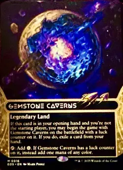 Gemstone Caverns (0016) (Borderless) Edge of Eternities: Stellar Sights Regular - Image 1