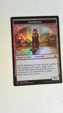 Foil Elemental Token / City's Blessing - Magic the Gathering 13A - Image 1