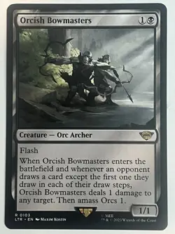 Orcish Bowmasters, Magic The Gathering, #0103 (LTR) - NM - Image 1