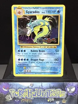 Pokemon Card Gyarados 34/108 XY Evolutions STAMPED Prerelease WHITE DOT ERROR - Image 1