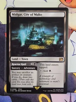 MTG Midgar, City of Mako Final Fantasy Regular Rare NM - Image 1