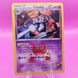Team Magma's Claydol 11/34 - Holo Rare Pokemon Card TCG XY Double Crisis - NM - Image 1