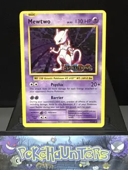 Pokemon Card Mewtwo 51/108 XY Evolutions Rare STAMPED Near Mint - Image 1
