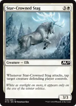 Star-Crowned Stag - Foil X4 (Core Set 2019 (2018)) MTG (NM) *CCGHouse* Magic - Image 1