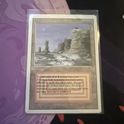 MTG Plateau Revised Edition - Dual Land - Lightly Played LP/MP - Vintage 1994 - Image 1