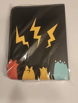 Pokemon Card Binder Zipper Game Card Collection Bag Pokemon 4-Pocket 400 Cards - Image 3