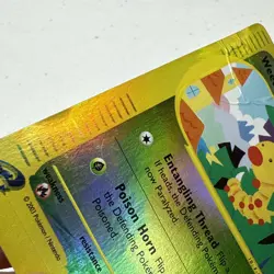 Pokemon TCG Card English e-Series Skyridge Weedle 115/144 Reverse Holo HP - Image 4