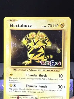 Pokemon Card Electabuzz 41/108 XY Evolutions Holo TOYS R Us Promo Light Play - Image 2